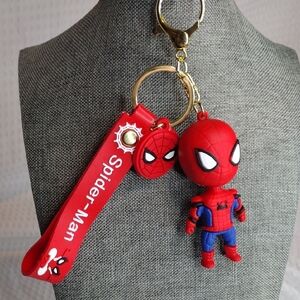 Spider-Man Red and Blue Keychain Set